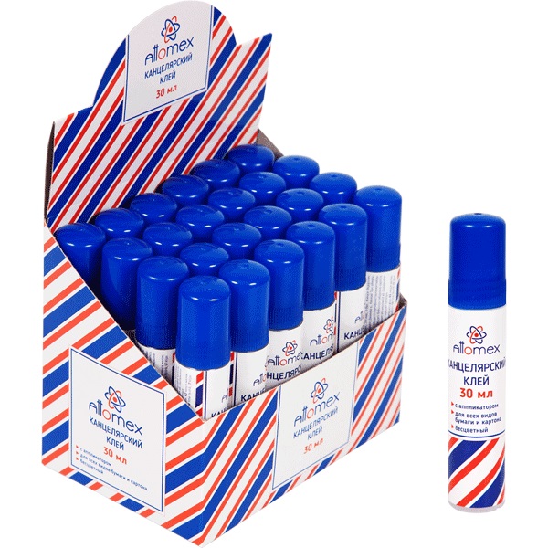 2_Клей канцелярский 30мл, сетчатый аппликатор ATTOMEX