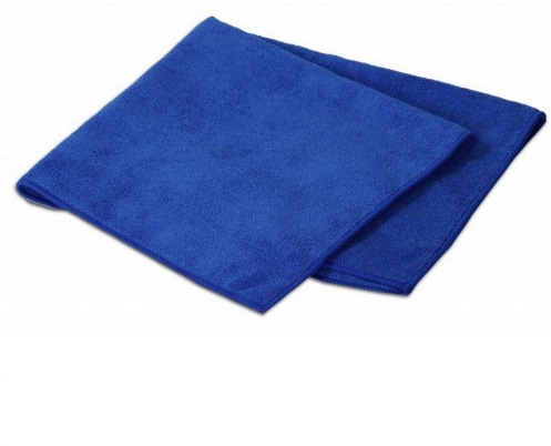 Тряпка для мытья пола 60_80см, 250г_м2, микрофибра, синяя