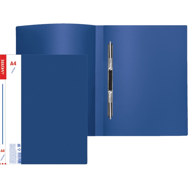 Папка с пружинным скоросшивателем deVENTE Daily пластик 0,6мм, синяя
