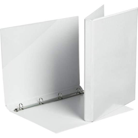Папка на 4 кольцах, корешок 30мм, картон_ПВХ 1,75мм, Attache Selection Панорама, белая