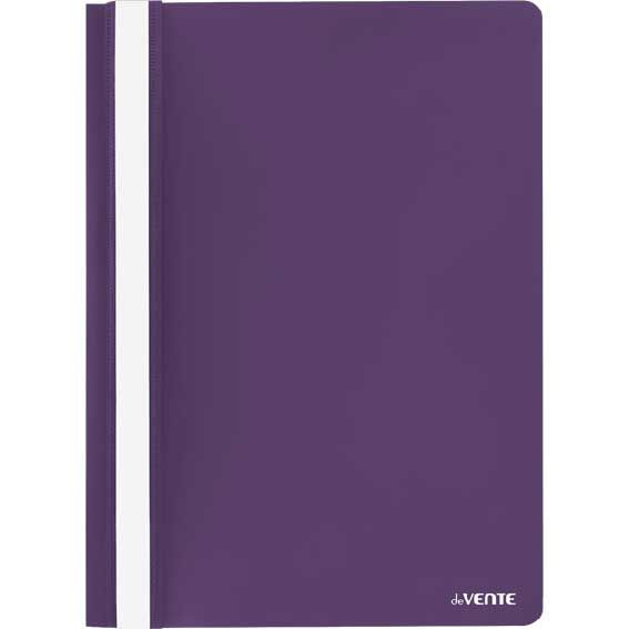 Папка-скоросшиватель deVENTE Marandi А4 пластик, прозрачный верхний лист, лавандовая