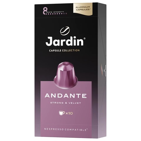 3_Кофе молотый JARDIN Andante (Анданте), в капсулах, 10шт