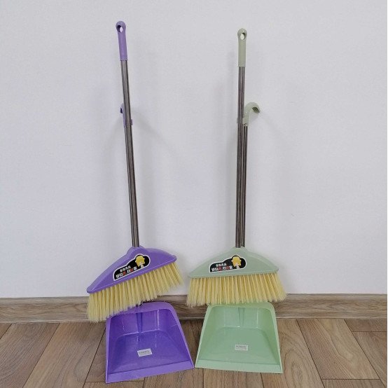 2_ Набор для уборки Ленивка (веник+совок) 24_24_73, ассорти