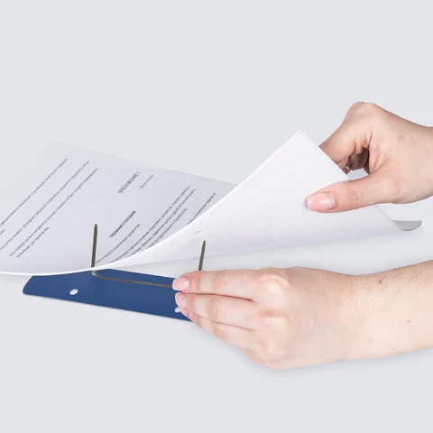 6_Механизм для скоросшивателя разъемный STAFF, до 100 листов, комплект 50шт, металл