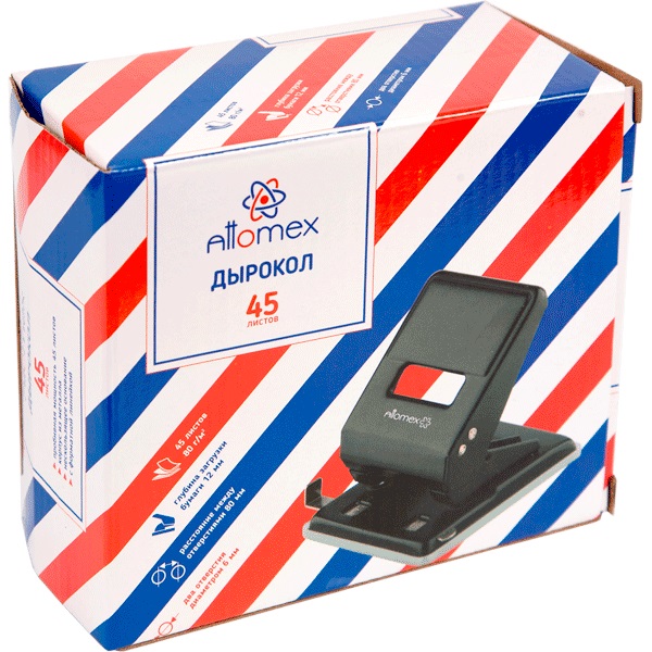 2_Дырокол до 45л ATTOMEX, металлический, черный