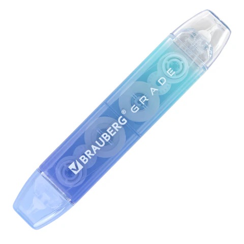 9_Корректирующая лента двусторонняя BRAUBERG GRADE PASTEL, 3 шт