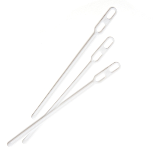 Размешиватель одноразовый пластиковый 12см, комплект 500шт, белый квант, А