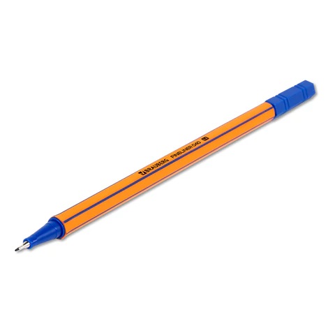 6_Ручка капиллярная 0,4мм СИНЯЯ BRAUBERG Fine 040