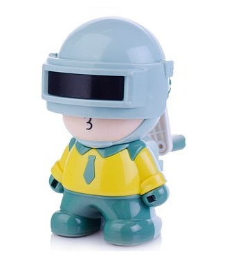 2_Точилка механическая PROF-PRESS Отважный спасатель, металлический механизм, зеленый