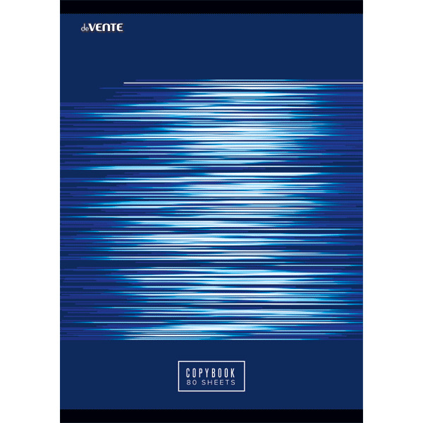 Тетрадь А4 80л клетка, гребень deVENTE White Lines