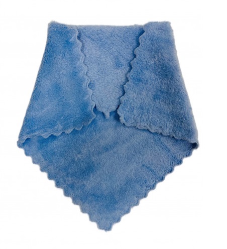 Салфетки хозяйственные 29_29см, 280г_м2, микрофибра КонтинентПак, голубая плюш