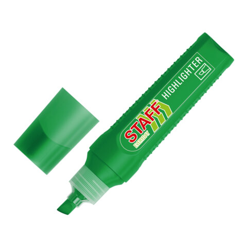 Текстовыделитель STAFF HL-707 1-5мм, зеленый