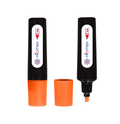 Текстовыделитель ATTOMEX 1-5мм, оранжевый