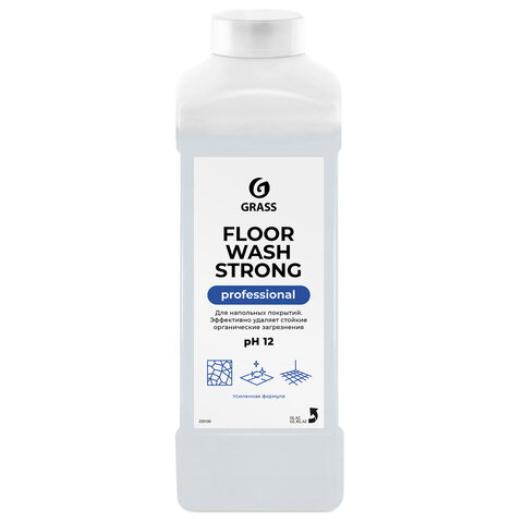 Средство для мытья пола 1л GRASS Floor wash strong, щелочное
