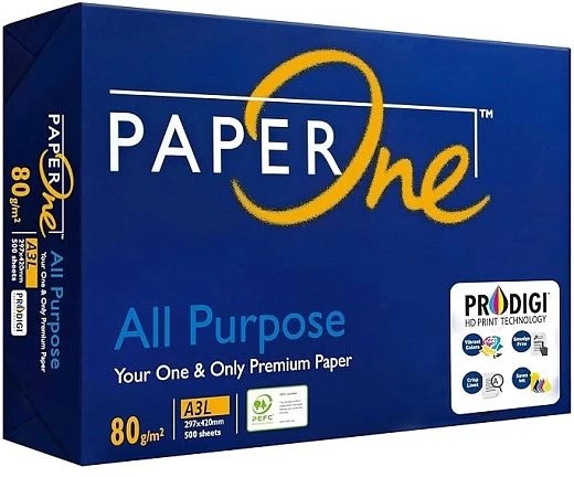 Бумага для офисной техники А3 PaperOne All Purpose 80г_м2 500л