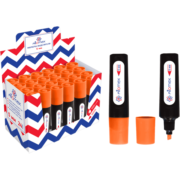 2_Текстовыделитель ATTOMEX 1-5мм, оранжевый