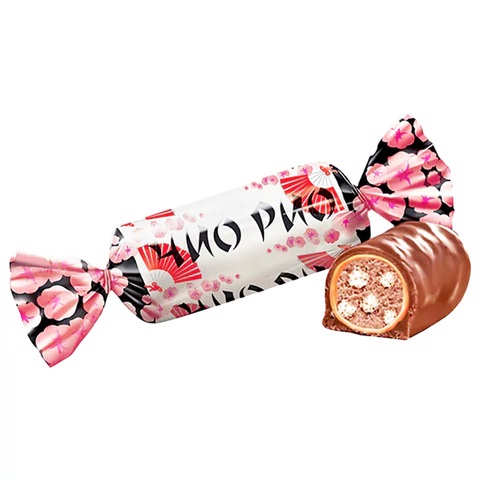 2_Конфеты шоколадные ЧИО РИО с хрустящими шариками в карамели и глазури, 500г