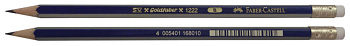 Карандаш чернографитный B FABER-CASTELL Goldfaber, с ластиком