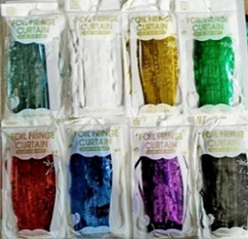 Дождик-занавес для праздника и фотозоны, длина 2м, ширина 1м, ассорти