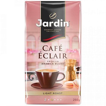 Кофе молотый 250г JARDIN Cafe Eclair (Кафе Эклер) №2, натуральный