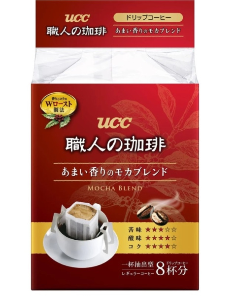 Кофе молотый в дрип-пакетах UCC Rich, 8 порций по 7г