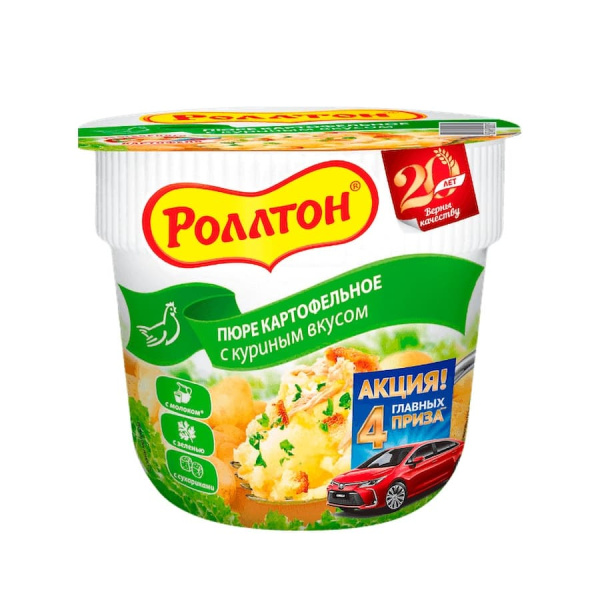 Пюре РОЛЛТОН со вкусом курицы, 40г