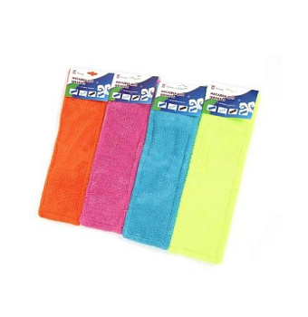 Насадка для швабры 42*12см микрофибра, ассорти