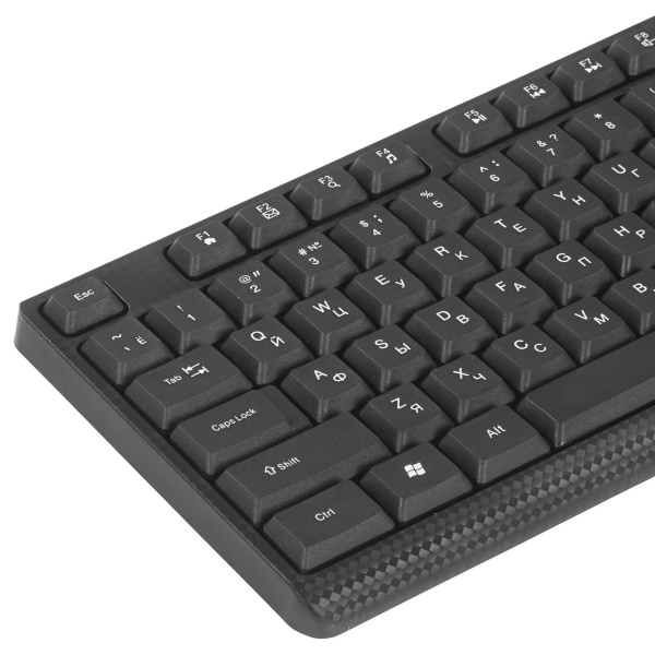 4_Клавиатура проводная DEFENDER Daily HB-162, USB, 104 клавиши, черная