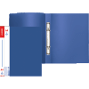 Папка на 2 кольцах, корешок 25мм, пластик 0,6мм, deVENTE Daily, синяя