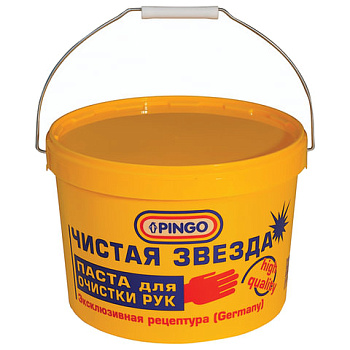 (SAM) Паста очищающая, 11 л, PINGO (Пинго), ЧИСТАЯ ЗВЕЗДА, от самых стойких загрязнений, ведро, 85010-0