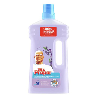 Средство для мытья пола и стен 1л MR.PROPER Лавандовое Спокойствие