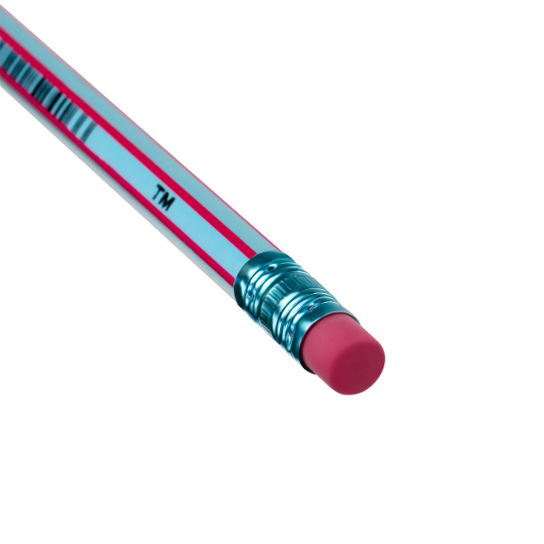 5_Карандаш чернографитный HB КРАСИН Эволюция, с ластиком, ассорти