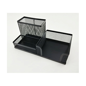 Подставка-органайзер без наполнения, 3 секции, металлическая