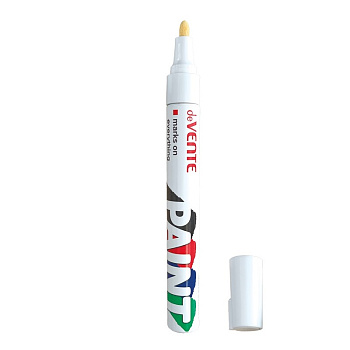 Маркер-краска лаковый (paint marker) deVENTE 2,8мм, нитро-основа, белый