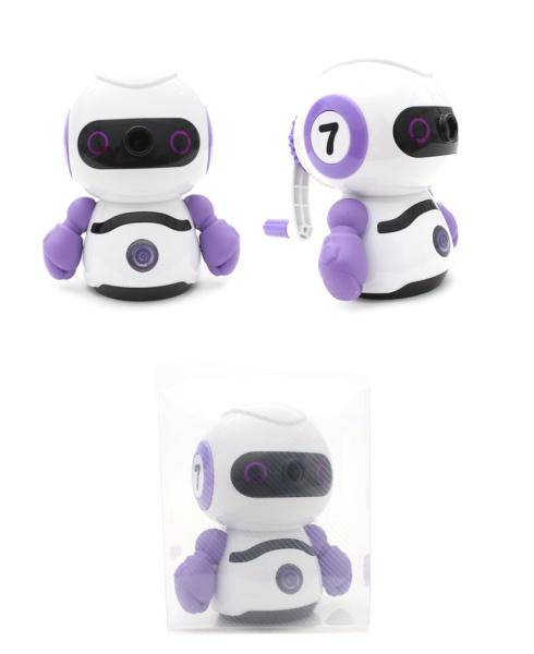 3_Точилка механическая PROFIT Робот, металлический механизм, ассорти