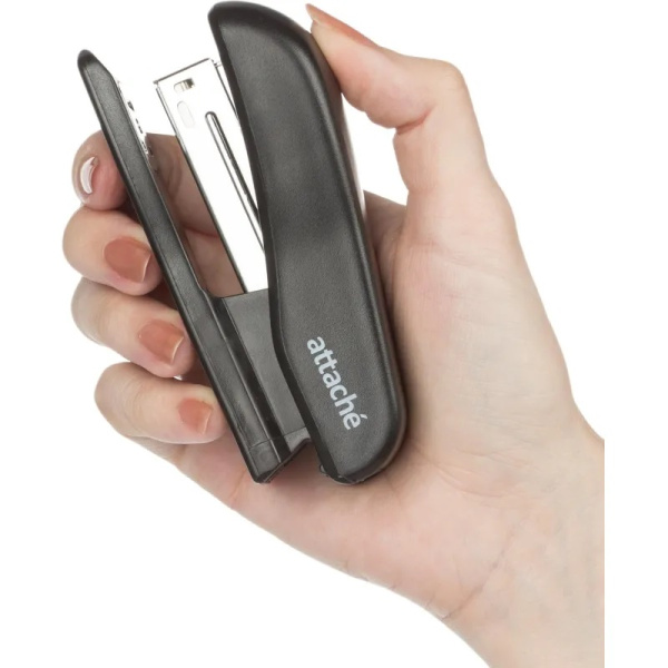 6_Степлер №24_6, 26_6 до 20л Attache, черный