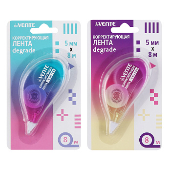 Корректирующая лента 5мм*8м deVENTE Degrade, ассорти