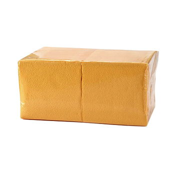 Салфетки бумажные 24*24см 400шт БигПак, желтые