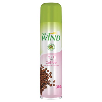 Освежитель воздуха GOLD WIND Кофе 300мл
