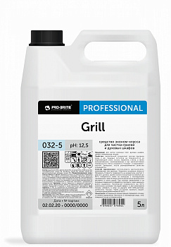 Средство для чистки плит, духовок, грилей от жира/нагара 5л PRO-BRITE Grill, концентрат