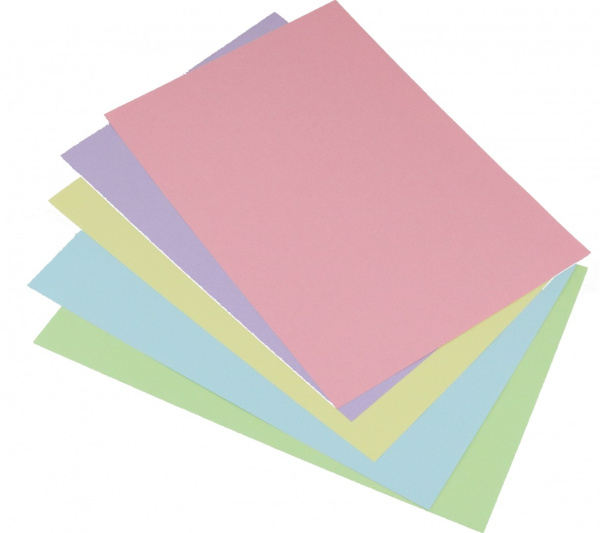 2_Набор цветной бумаги А4 80 г_м2 5 пастельных цветов 100л deVENTE