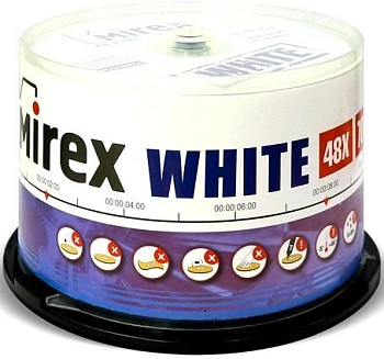 Диск CD-R MIREX 700Mb 48x Cake Box 50шт