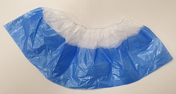 Бахилы голубые, 50 пар, 60мкм, 6,0г, с двойным дном