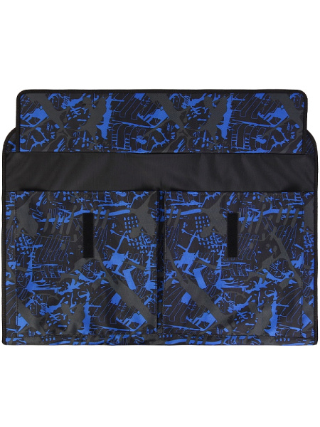 3_Папка художника А2 PROF-PRESS, принтованная ткань, синий на черном