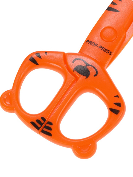 2_Ножницы 120мм PROF-PRESS Тигруля, фигурные ручки