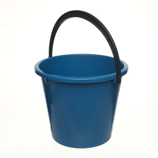 3_Ведро пластиковое 8л МУЛЬТИПЛАСТ Классика, с носиком, ассорти