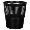 Корзина для бумаг 9л OfficeClean, сетчатая, черная