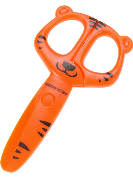 6_Ножницы 120мм PROF-PRESS Тигруля, фигурные ручки