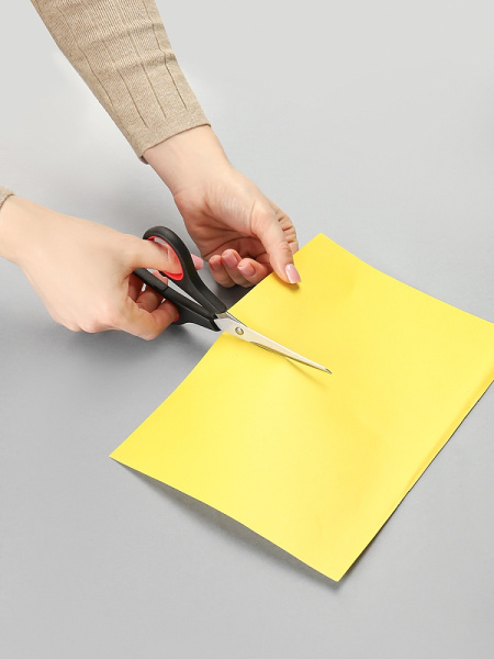 6_Ножницы 19см прорезиненные ручки PROFIT