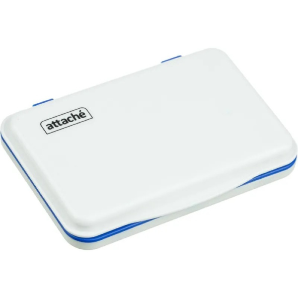 Штемпельная подушка 70_103мм Attache, синяя